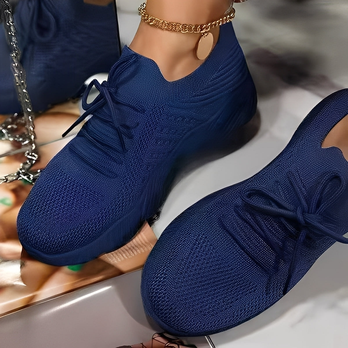 Daphnéa - Orthopädische Sneakers aus Mesh für Frauen