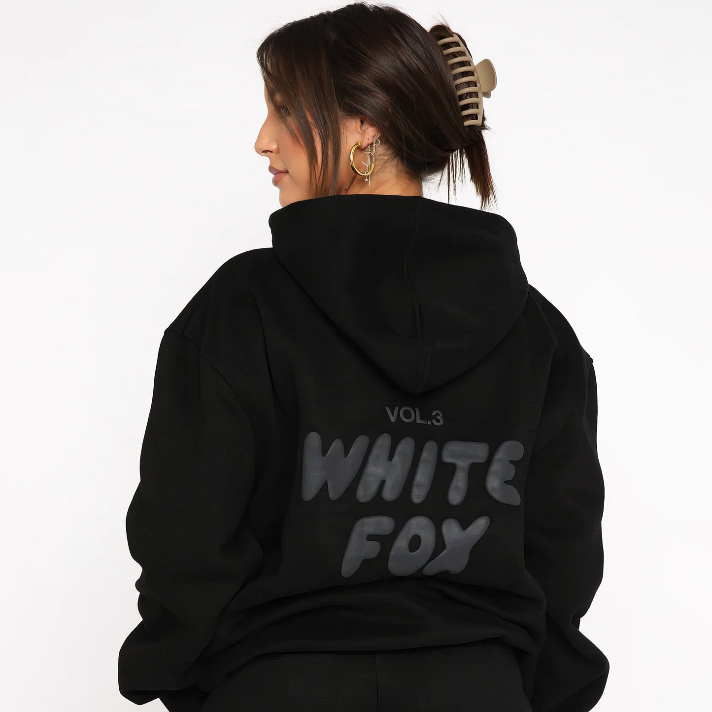 Oréline - Elegantes Zweiteiliges Set: Hoodie und Hochtaillierte Jogginghose in Sanften Farben