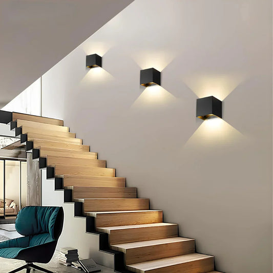 Marzelle - Designer-Wandlampe Cube Kabellos