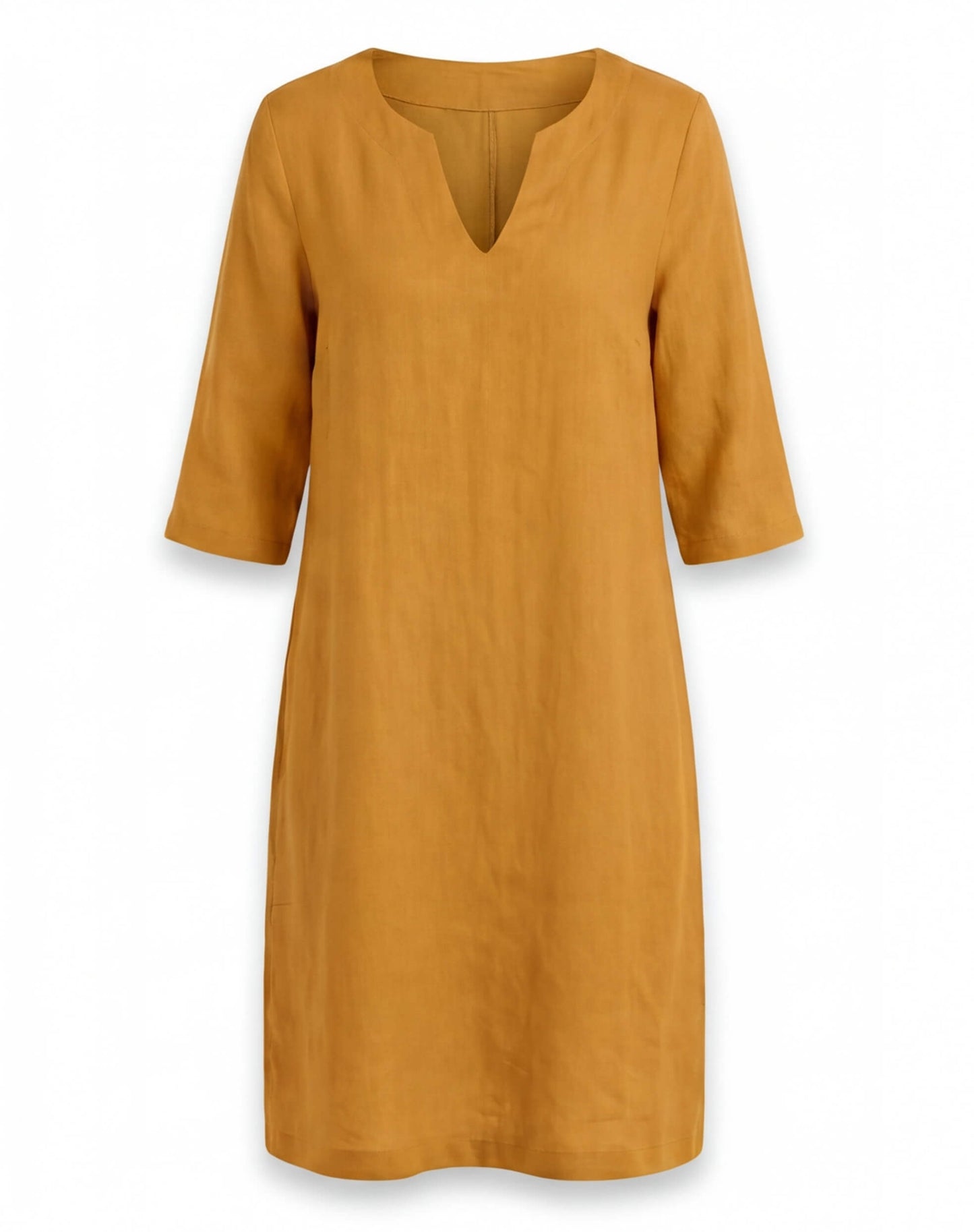 Leichtes Sommerkleid für Damen – Luftiges Kleid mit V-Ausschnitt & bequemer Passform