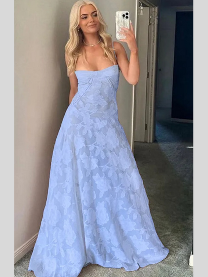 Céloria - Sommerkleid mit offenem Rücken aus Chiffon für Damen