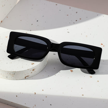 Rechteckige Retro Sonnenbrille für Damen – UV400 Schutz & Trendiger Y2K Style