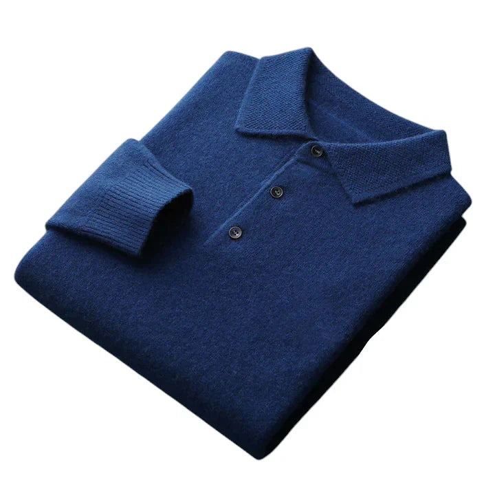 Théodore - Polo | Premium Herren-Polo aus Kaschmir | Herren | Kaschmir | Klassischer Schnitt, Weich und Vielseitig