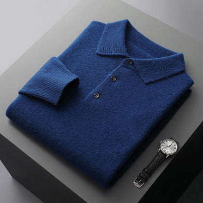 Théodore - Polo | Premium Herren-Polo aus Kaschmir | Herren | Kaschmir | Klassischer Schnitt, Weich und Vielseitig
