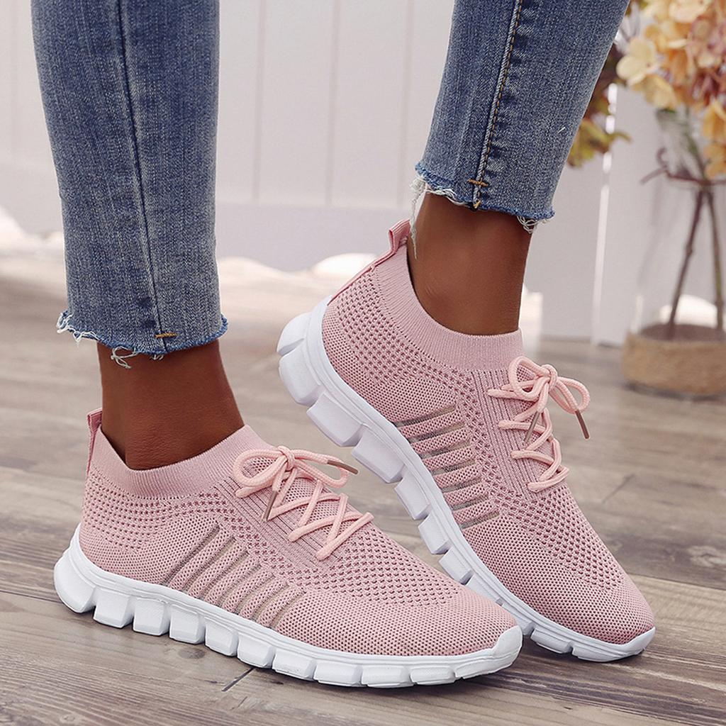 Atmungsaktive Damen Sneaker mit Memory-Sohle – Leichte Mesh Turnschuhe für Alltag & Komfort