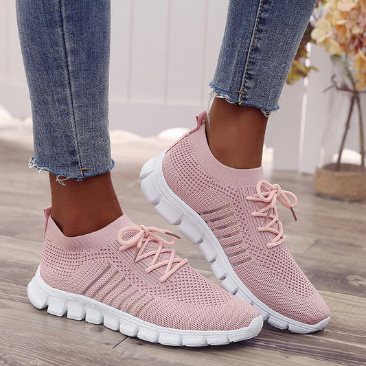 Atmungsaktive Damen Sneaker mit Memory-Sohle – Leichte Mesh Turnschuhe für Alltag & Komfort