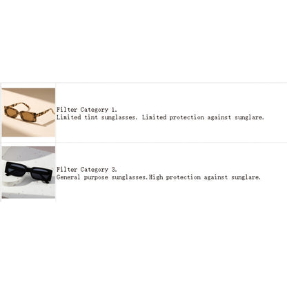 Rechteckige Retro Sonnenbrille für Damen – UV400 Schutz & Trendiger Y2K Style