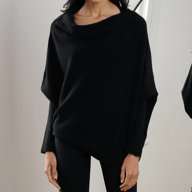 Rosalie - Luxuriöser Oversized-Pullover aus Kaschmir mit Freiliegenden Schultern für den Frühling