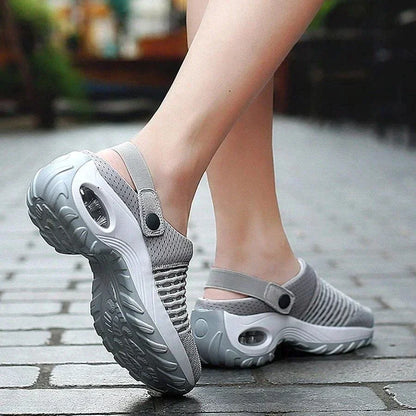 Orthopädische Damen Clogs mit Luftpolster – Atmungsaktive Komfort Pantoletten für Alltag & Freizeit