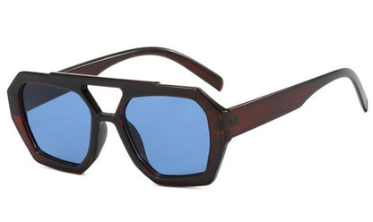 Oversize Statement Sonnenbrille für Damen – Geometrisches Design & UV400 Schutz