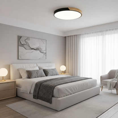 ClairBois - Minimalistische LED-Deckenlampe aus Holz