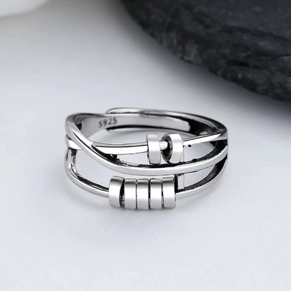 Zenelle - Verstellbarer Anti-Angst-Ring | Stresslinderung und Balance