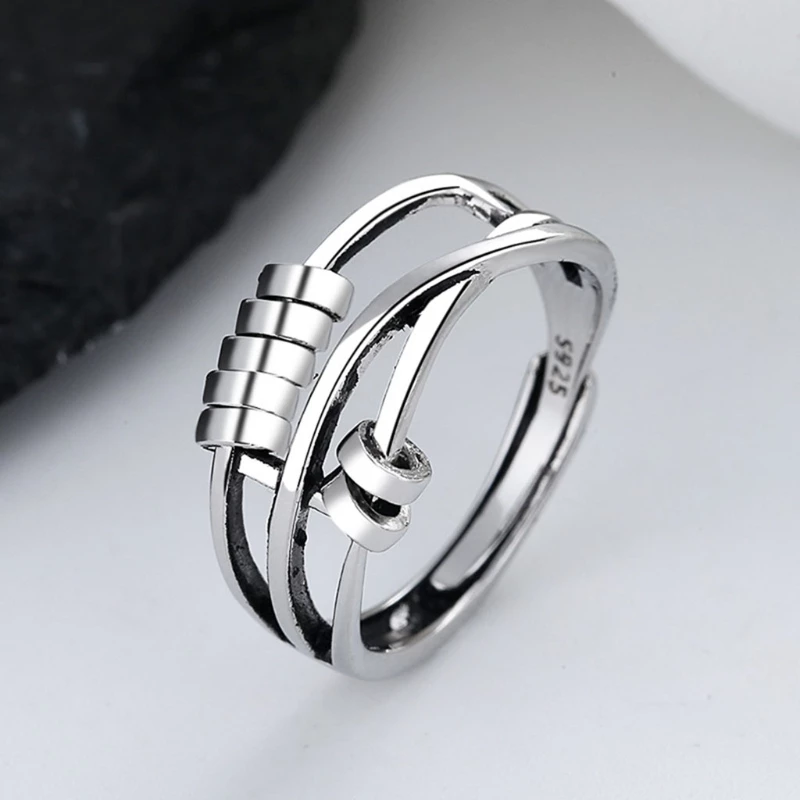 Zenelle - Verstellbarer Anti-Angst-Ring | Stresslinderung und Balance