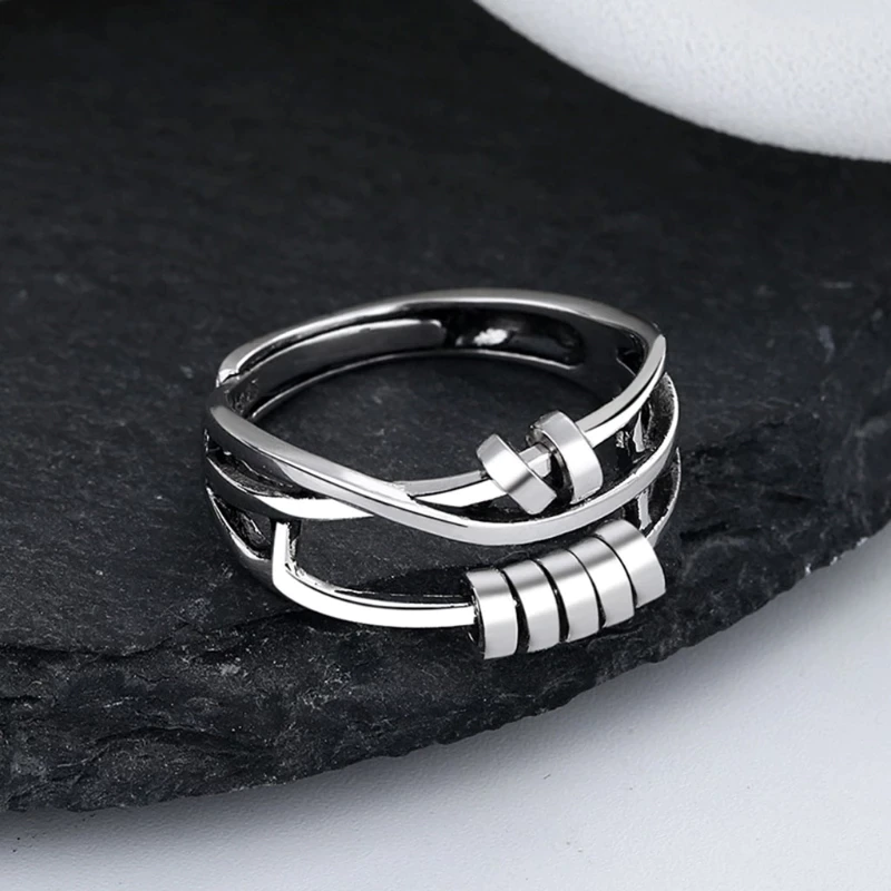Zenelle - Verstellbarer Anti-Angst-Ring | Stresslinderung und Balance