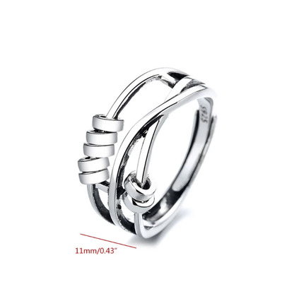 Zenelle - Verstellbarer Anti-Angst-Ring | Stresslinderung und Balance