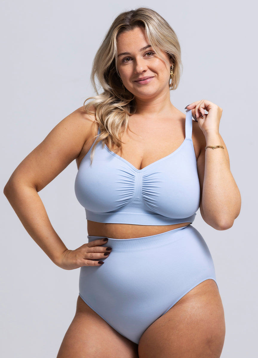 Nahtloser BH mit Raff-Detail – Bequem, Formgebend & Verstellbare Träger für Damen