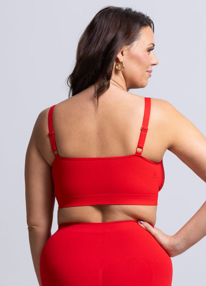 Nahtloser BH mit Raff-Detail – Bequem, Formgebend & Verstellbare Träger für Damen