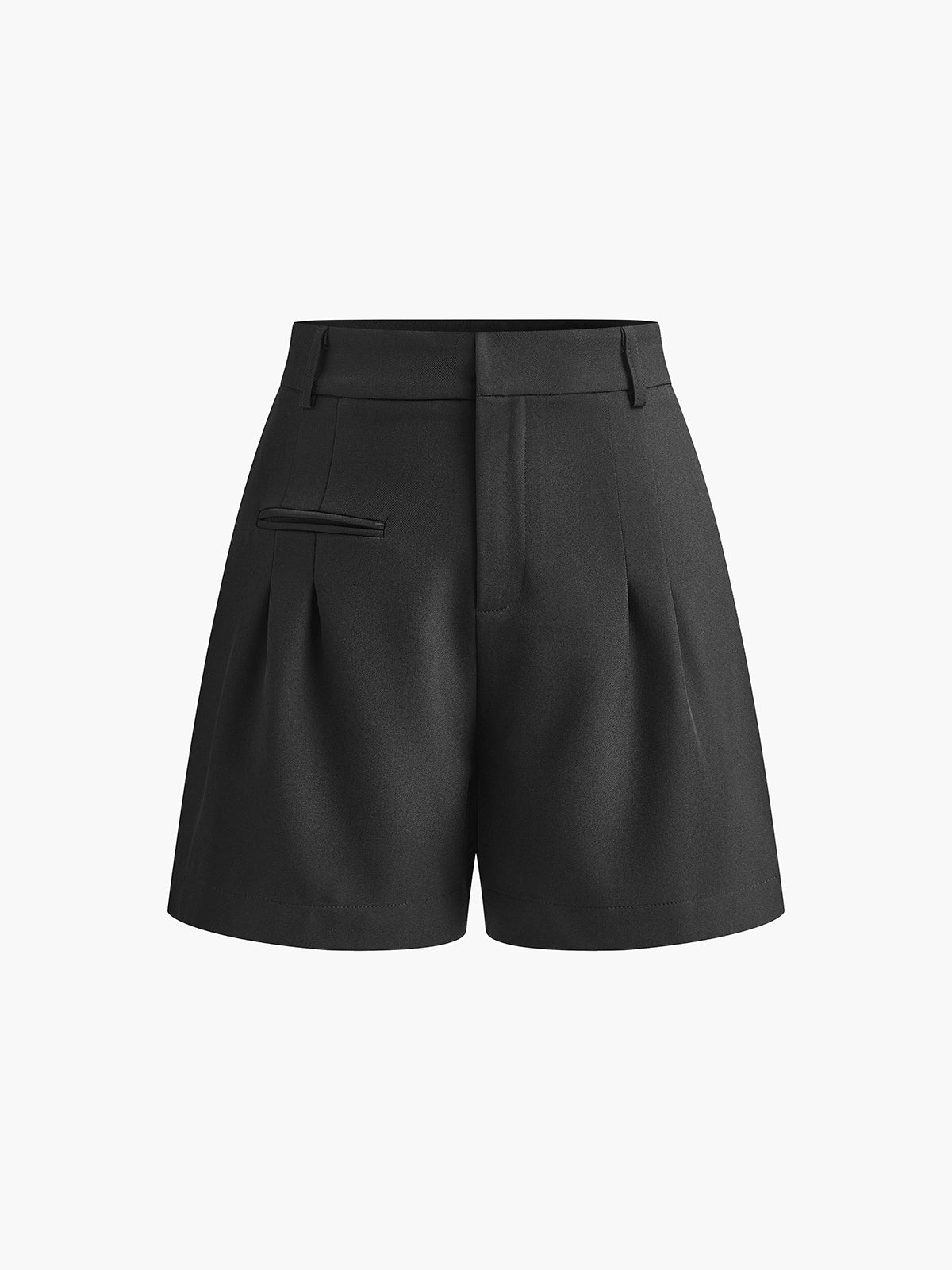 Elegante High-Waist Shorts für Damen – Business Casual Shorts mit lockerer Passform & Bügelfalte