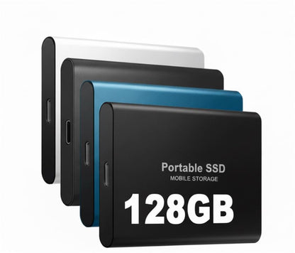 Ultraflache Portable SSD Festplatte mit USB-C – Schneller Externer Speicher für PC, Laptop & Smartphone