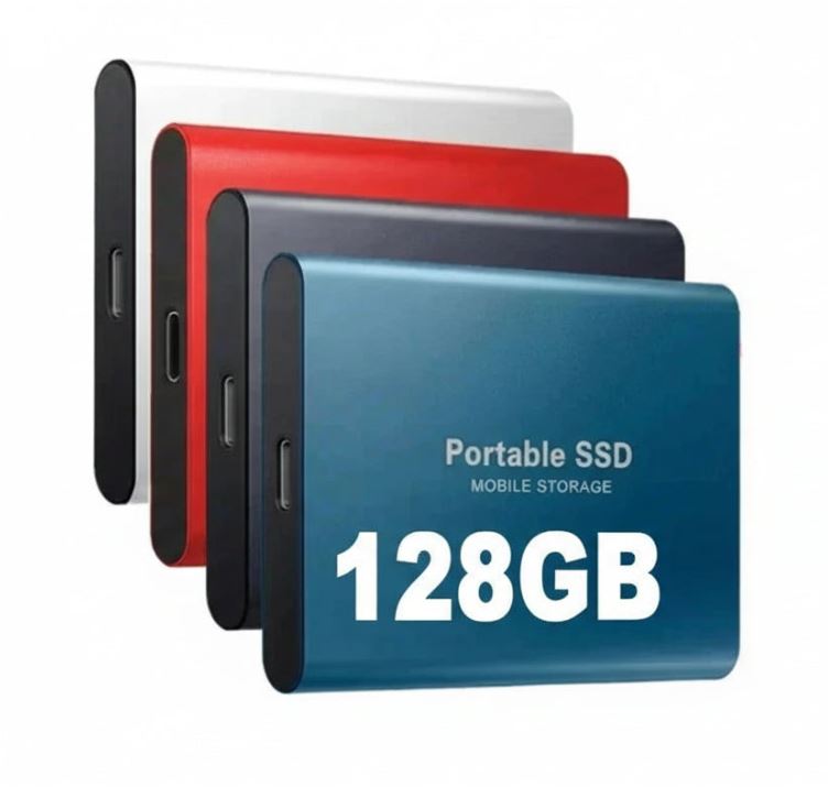 Ultraflache Portable SSD Festplatte mit USB-C – Schneller Externer Speicher für PC, Laptop & Smartphone