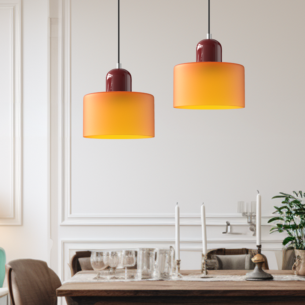 BauLume - Bauhaus Kreative Hängeleuchte aus Glas