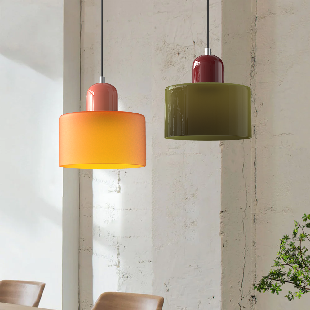 BauLume - Bauhaus Kreative Hängeleuchte aus Glas