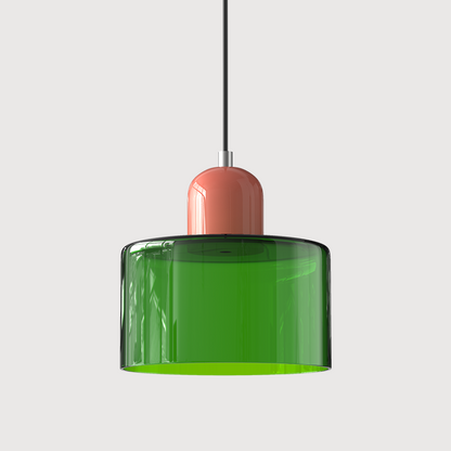 LumièreCristal - Pendelleuchte aus farbigem Glas