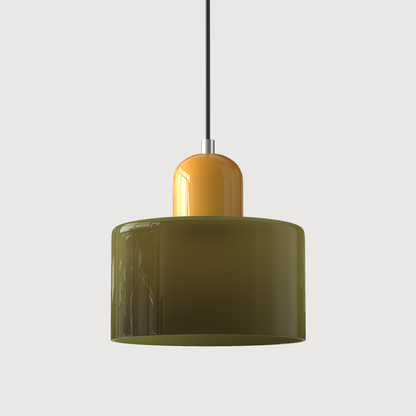 LumièreCristal - Pendelleuchte aus farbigem Glas