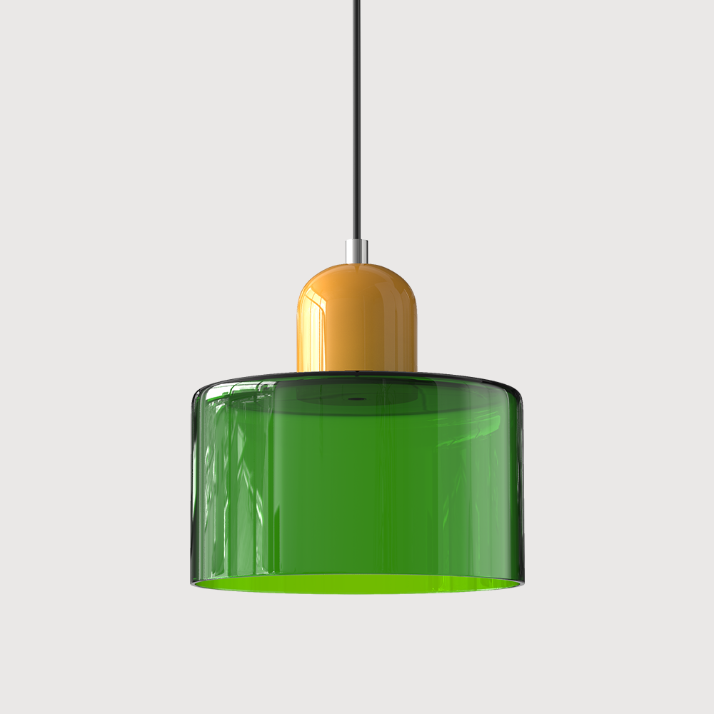LumièreCristal - Pendelleuchte aus farbigem Glas