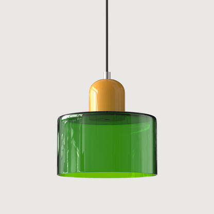 LumièreCristal - Pendelleuchte aus farbigem Glas