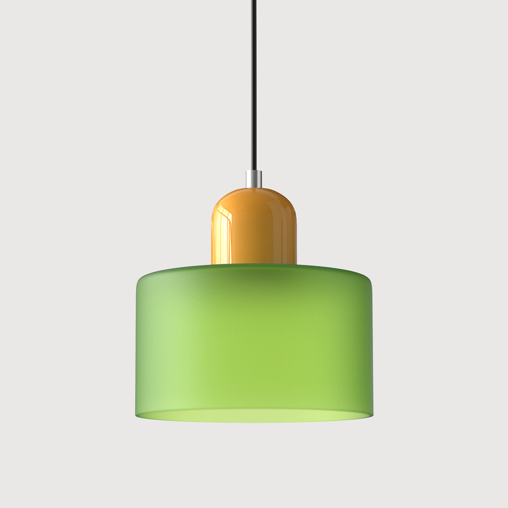 LumièreCristal - Pendelleuchte aus farbigem Glas