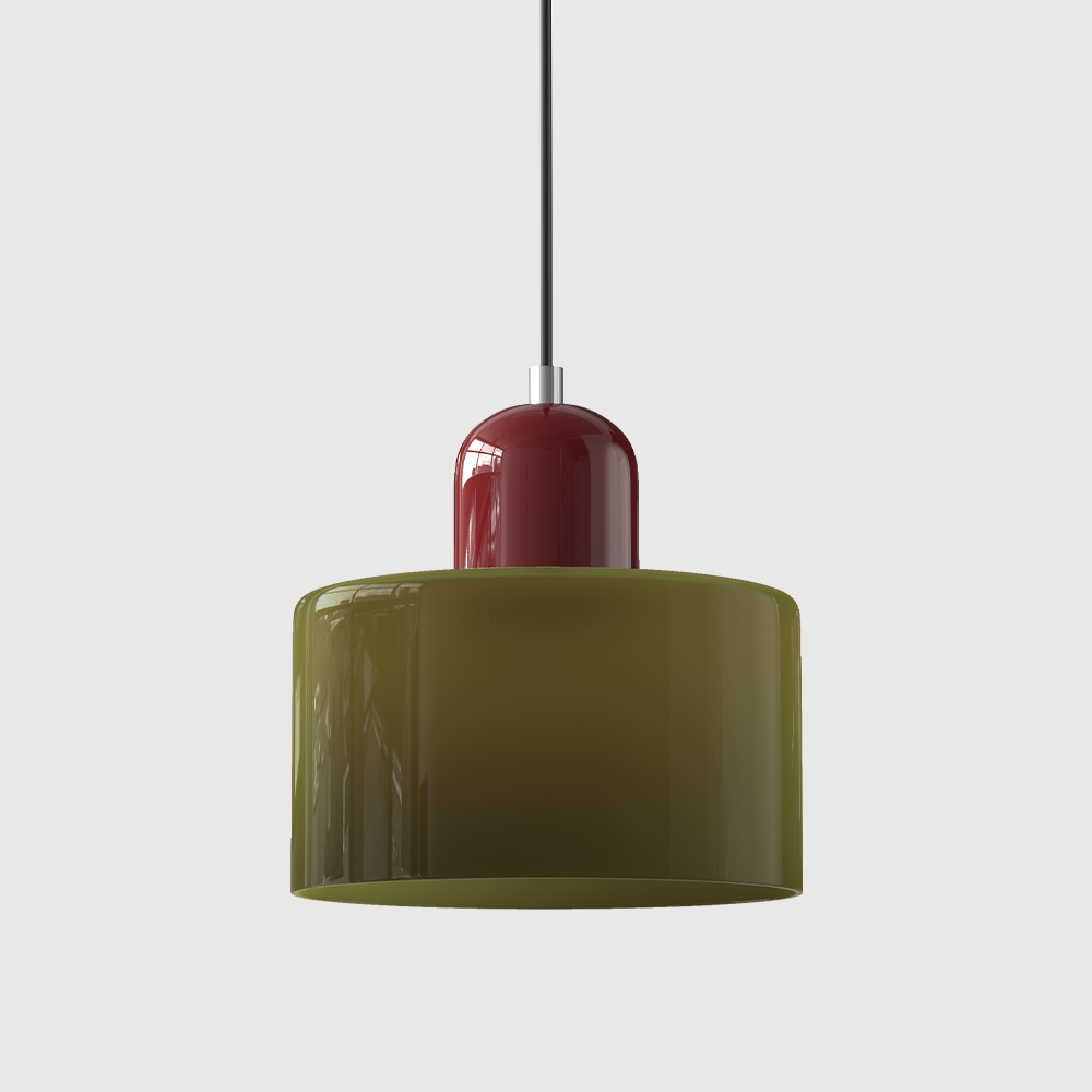 LumièreCristal - Pendelleuchte aus farbigem Glas