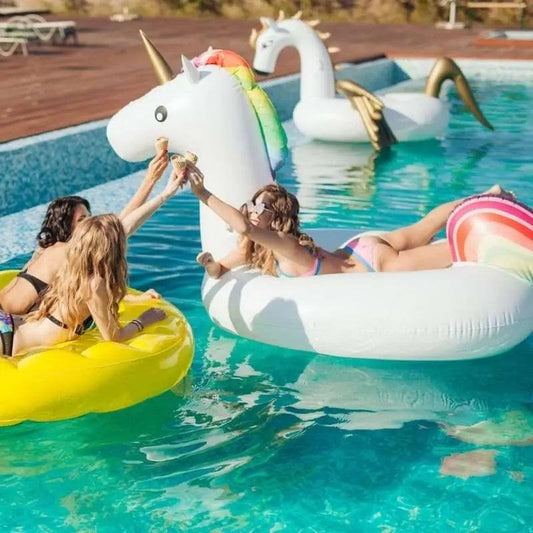 Aquarella - XXL Einhorn Schwimmring 200 x 90 x 110 cm