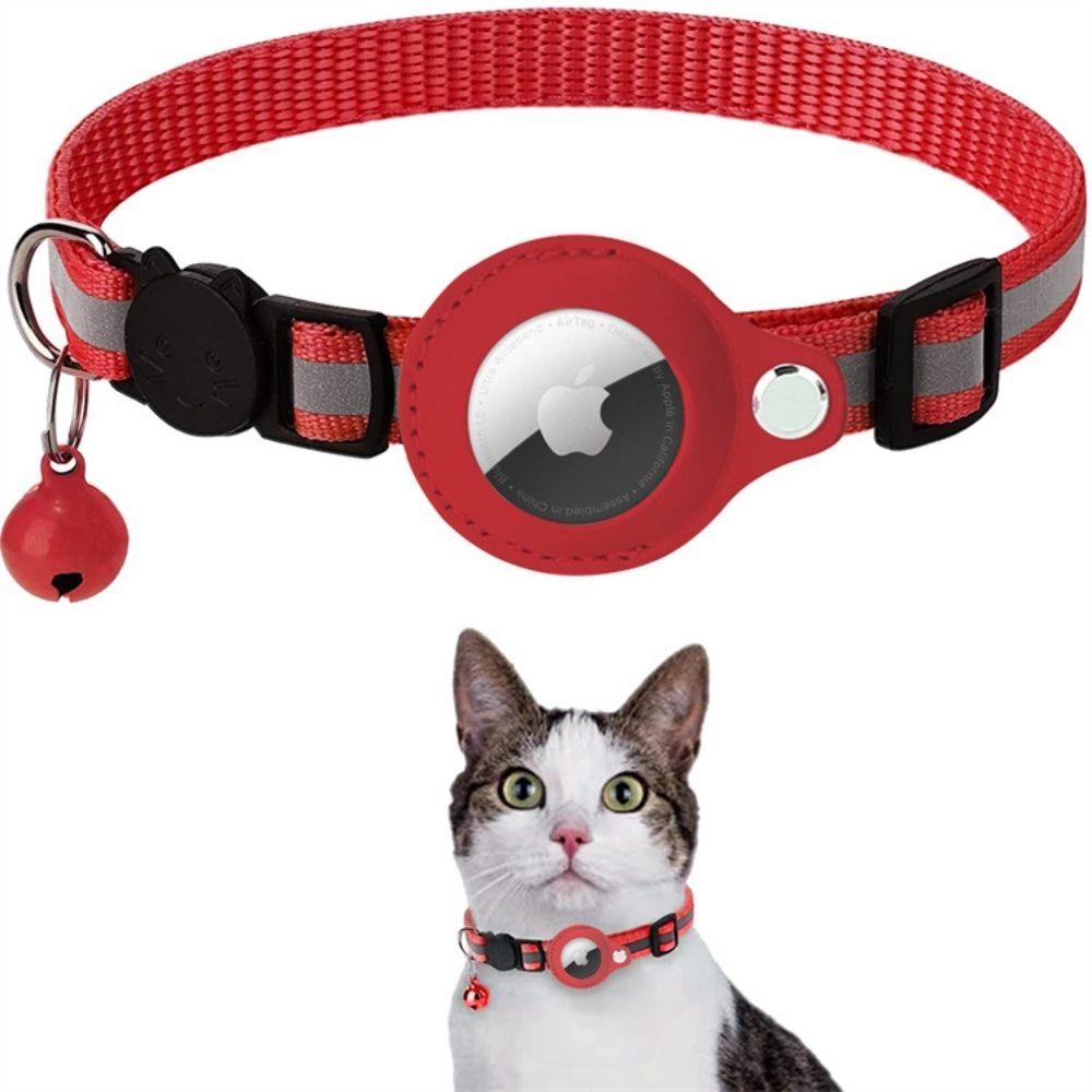 MeowGuide - GPS-Halsband für Katzen mit Schnellverschluss und reflektierendem Design für bessere Sichtbarkeit bei Nacht