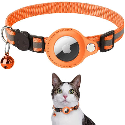 MeowGuide - GPS-Halsband für Katzen mit Schnellverschluss und reflektierendem Design für bessere Sichtbarkeit bei Nacht