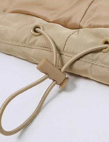 Oversized Steppweste mit Reißverschluss & Taschen – Warme, lässige Winterweste für Damen
