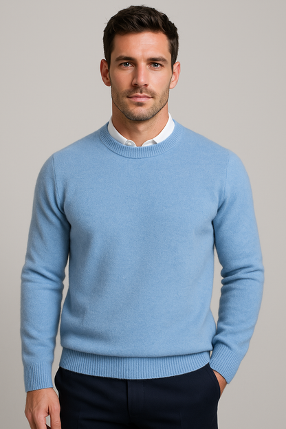 Florent - Klassischer und Eleganter Hochwertiger Pullover aus Weicher Baumwolle für Herren