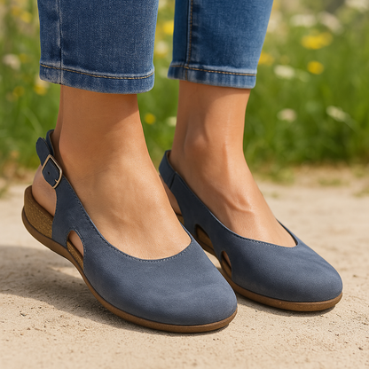 Faustine - Elegante Frühling-Sommer Sandalen für Frauen mit zusätzlicher Unterstützung für lange Spaziergänge und städtische Ausflüge