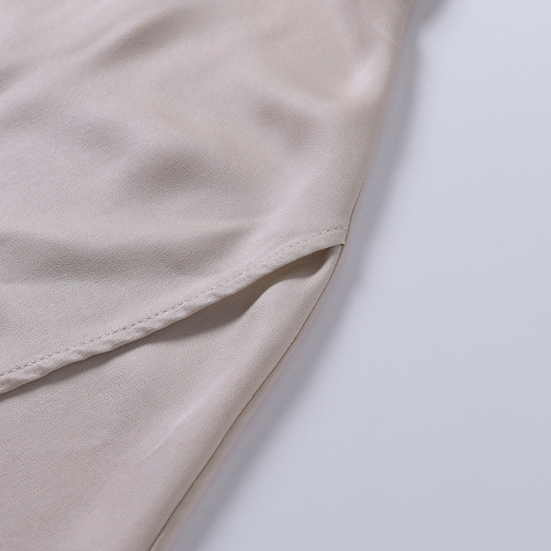 Maïlune - Maxi-Abendkleid für Damen mit Überkreuztem Ausschnitt und Schlitz