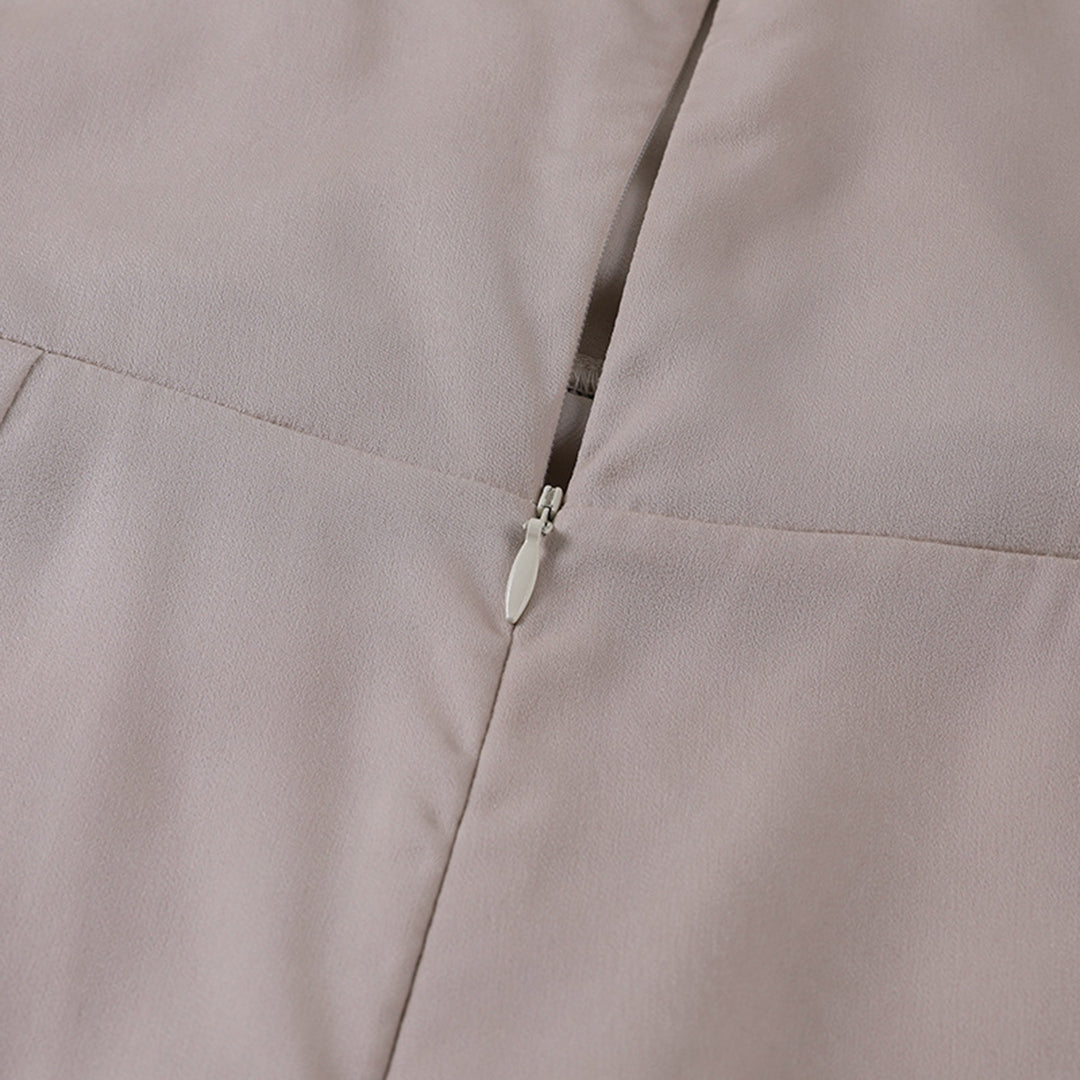 Maïlune - Maxi-Abendkleid für Damen mit Überkreuztem Ausschnitt und Schlitz