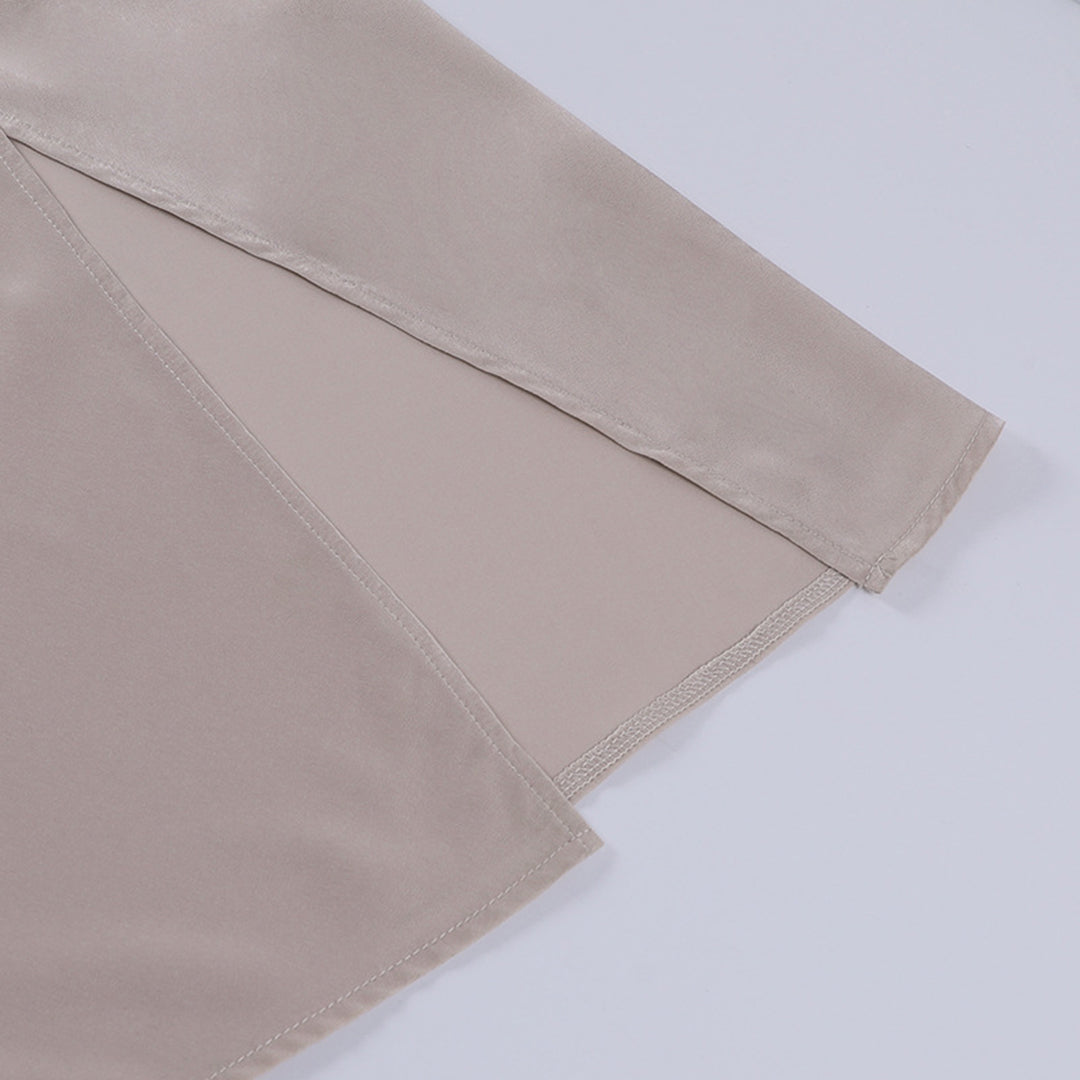 Maïlune - Maxi-Abendkleid für Damen mit Überkreuztem Ausschnitt und Schlitz