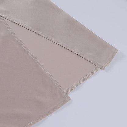 Maïlune - Maxi-Abendkleid für Damen mit Überkreuztem Ausschnitt und Schlitz