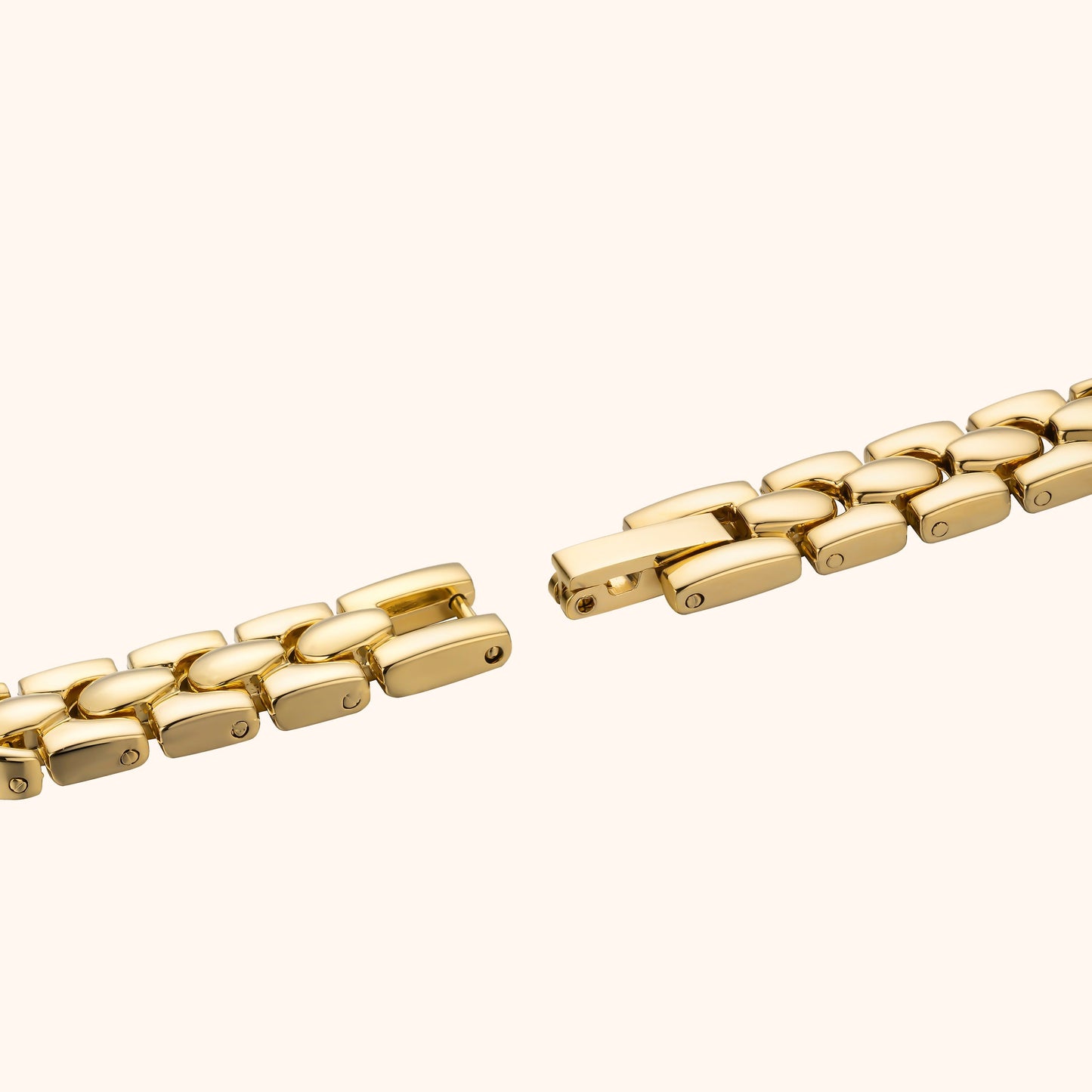 Elegante Armbanduhr mit Edelstein-Design für Damen – Goldene Quarz Uhr im Schmuckstil