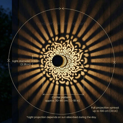 Soléclat - Wanddekoleuchten Mandala Solar