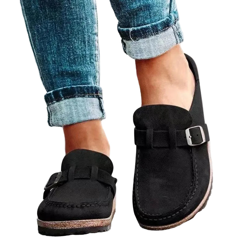 Bequeme Slip-On Loafer mit Schnalle – Alltagstauglich & Stilvoll für Damen
