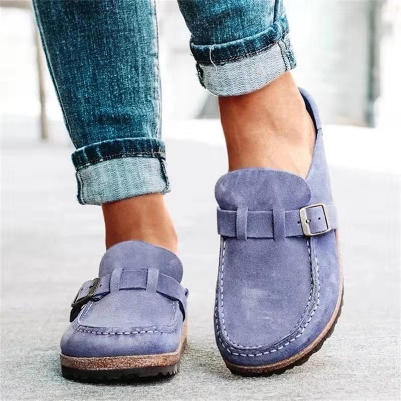 Bequeme Slip-On Loafer mit Schnalle – Alltagstauglich & Stilvoll für Damen