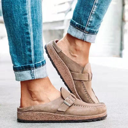 Bequeme Slip-On Loafer mit Schnalle – Alltagstauglich & Stilvoll für Damen