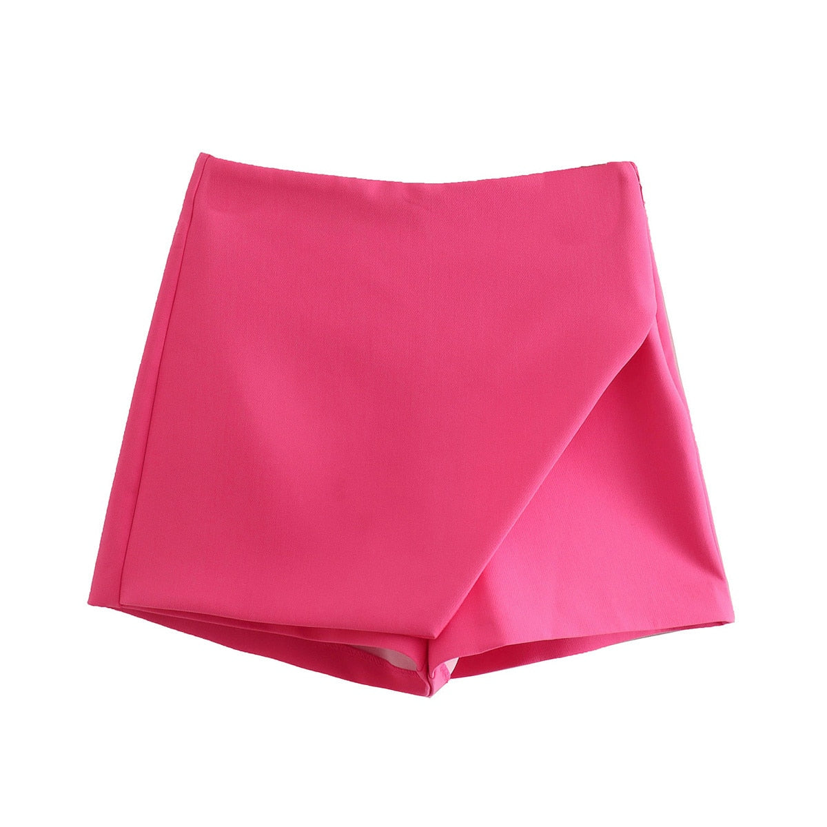 Elegante Skort-Shorts für Damen – High-Waist Wickelshorts mit Rock-Optik