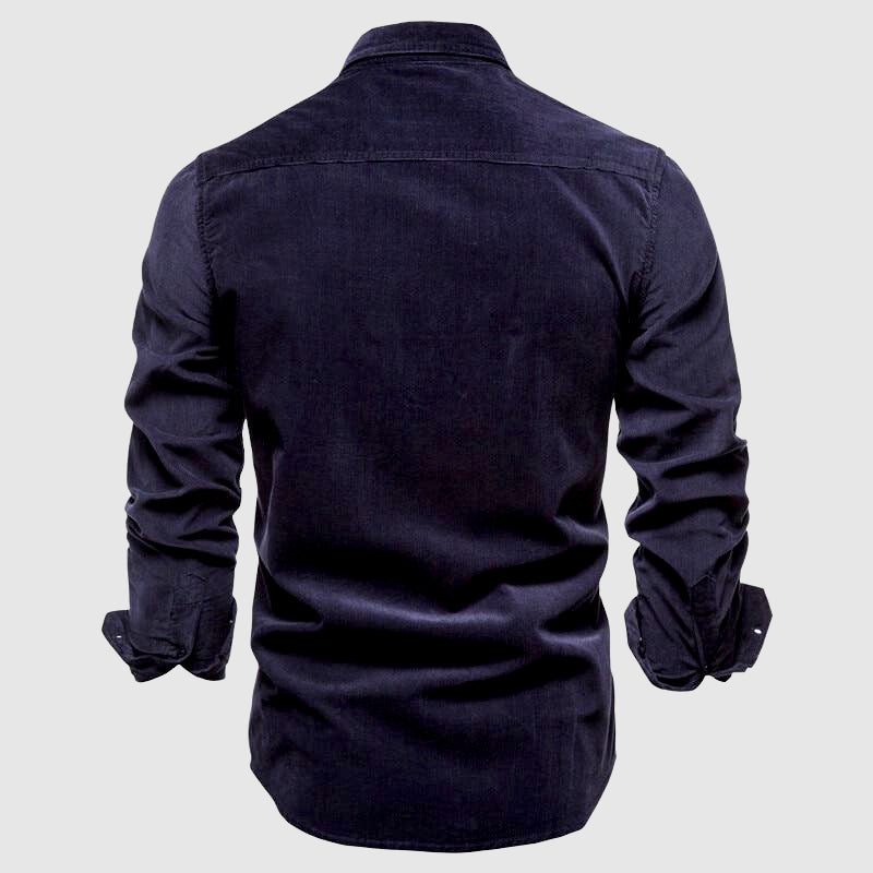 Modernes Slim Fit Hemd mit Brusttaschen – Lässiges Freizeit- & Businesshemd für Herren