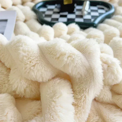 CozyCouture Maxi-Plüschdecke für luxuriösen Komfort und ultimativer Wärme für das Bett oder das Sofa